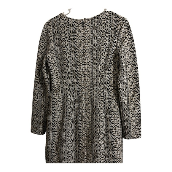 Betsey Johnson Womens Aztec Midi Dress Size 8 Long Sleeve Pencil Southwestern - Picture 7 of 8